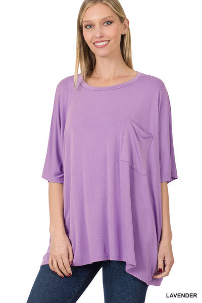 THE EVIE TEE - LAVENDER