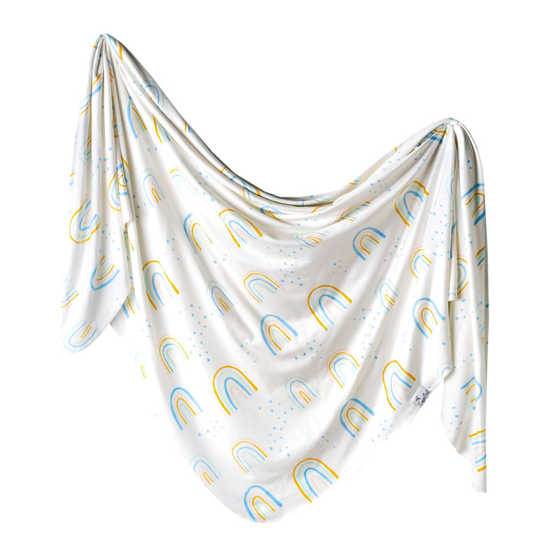 Copper Pearl Knit Swaddle Blanket “Skye”