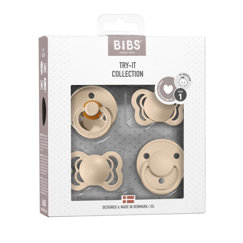 BIBS Try It Collection 4 Pack  "Vanilla"