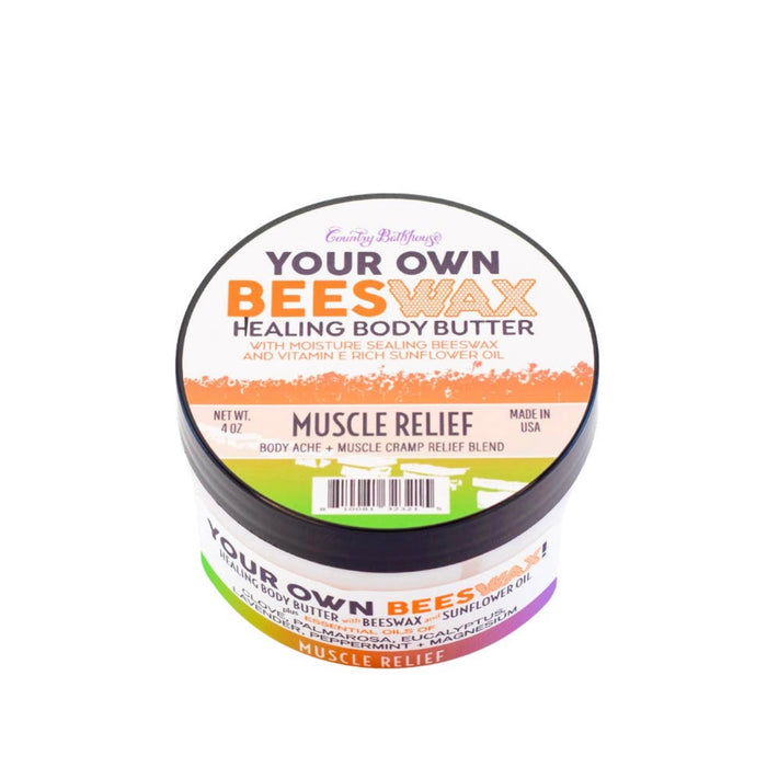 Your Own Beeswax Body Butter - Muscle Relief
