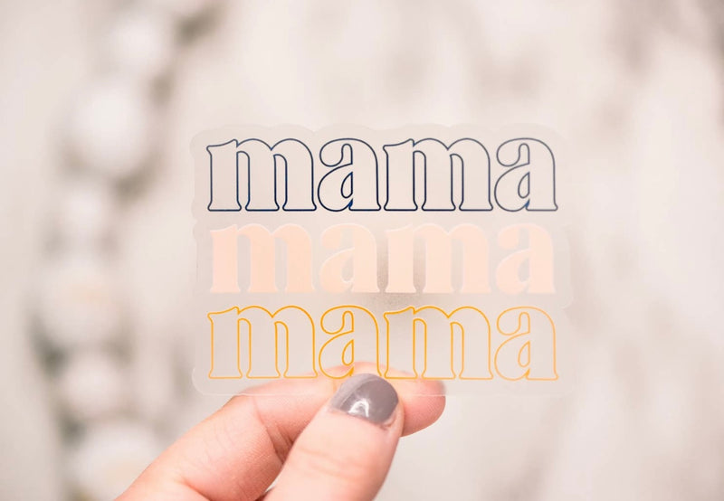 Mama Stacked, Vinyl Sticker