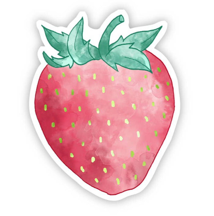 Strawberry Watercolor Sticker