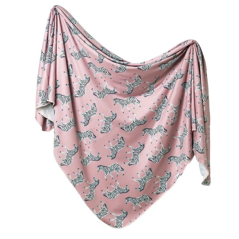 Copper Pearl Knit Swaddle Blanket “Zella”