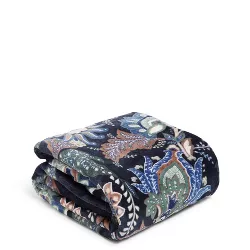 Vera Bradley Plush Throw Blanket-Java Navy Camo