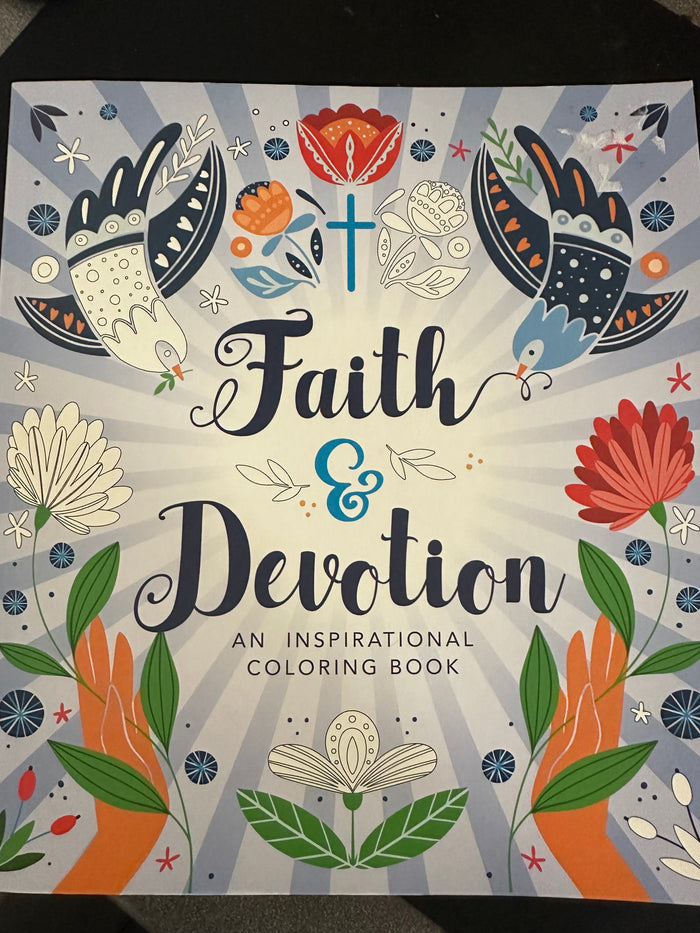 Faith & Devotion Adult Coloring Book