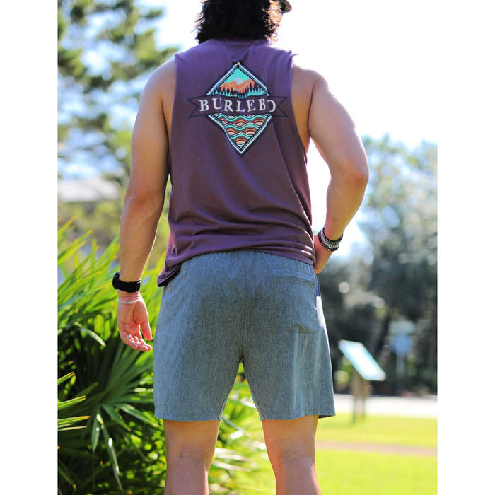 Burlebo Grizzly Grey-Duck Over Water Shorts