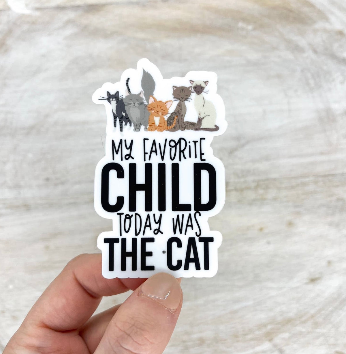 My Favorite Child..Cat, Sticker
