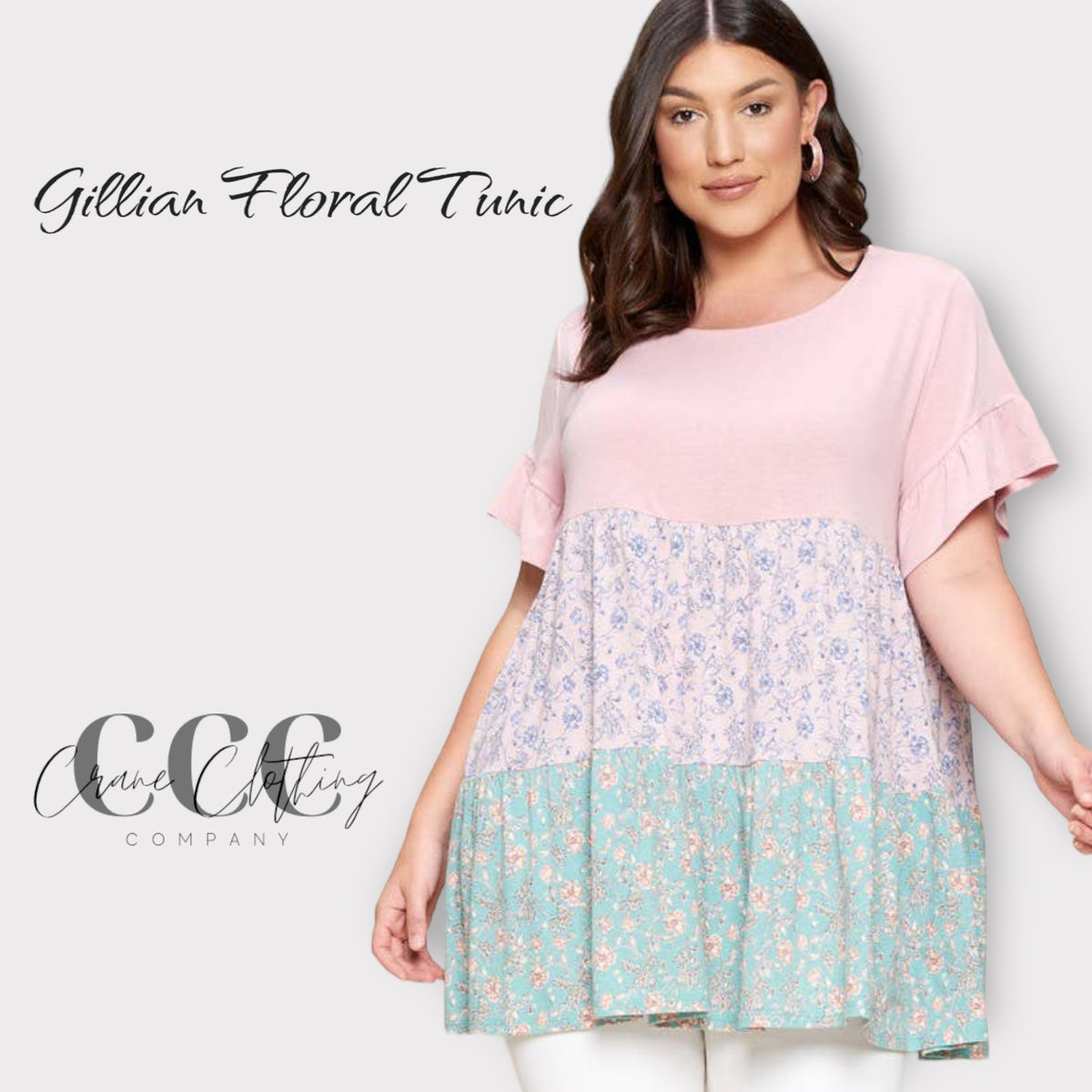 Gillian Curvy Tiered Babydoll Tunic