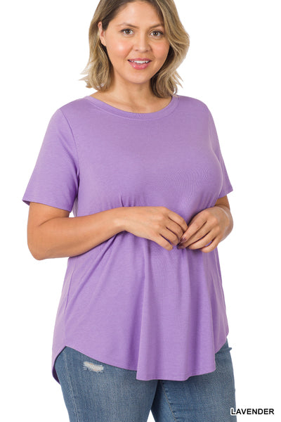 The Carlie Top-Lavender      S-3X