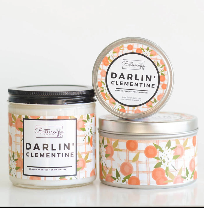 Darlin’ Clementine Soy Wax Candles and Melts