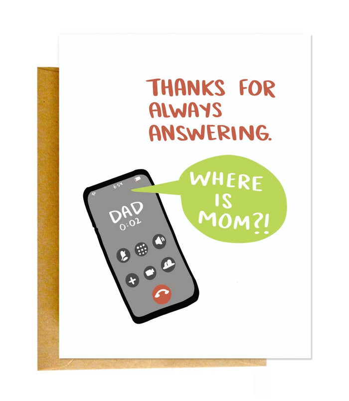 Answering Your Phone Card