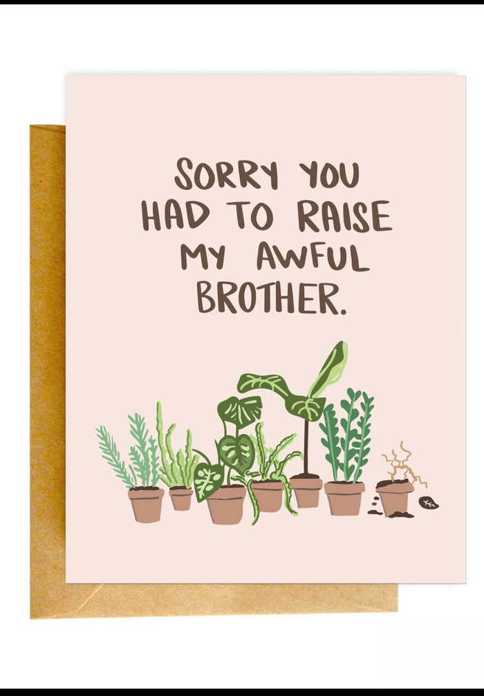 Awful Brother Card