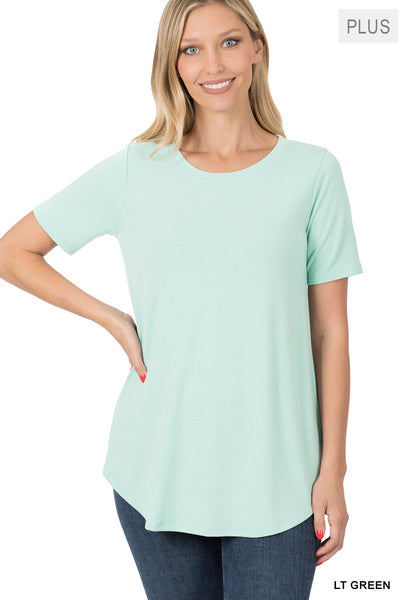 The Carlie Top -Light Green   S-3X