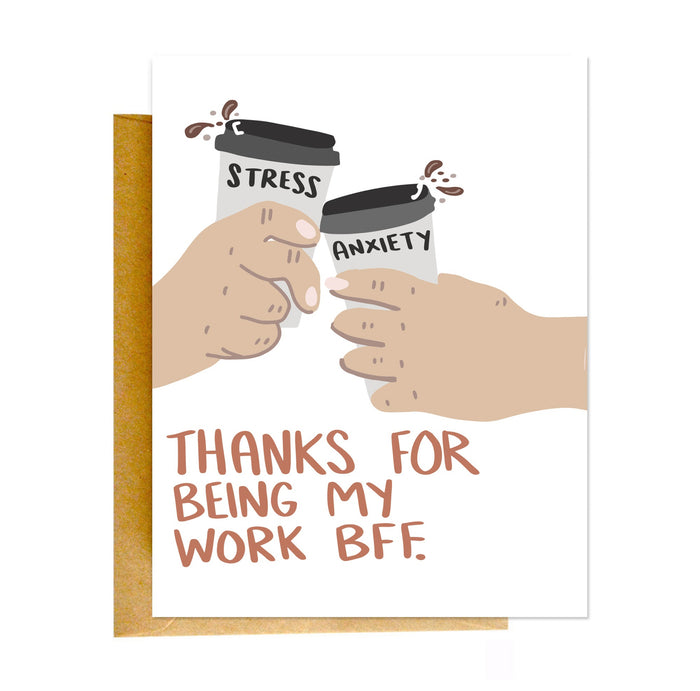 Work BFF Friendship Card