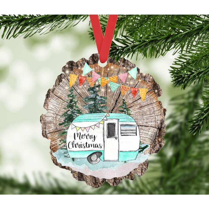 Merry Christmas Camper Ornament