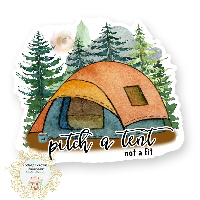 Pitch a Tent Sticker