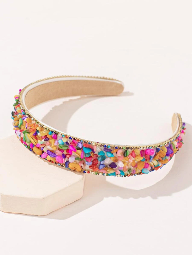 Rock Gemstone Headband